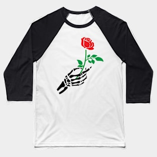 Rose in Hand Baseball T-Shirt
